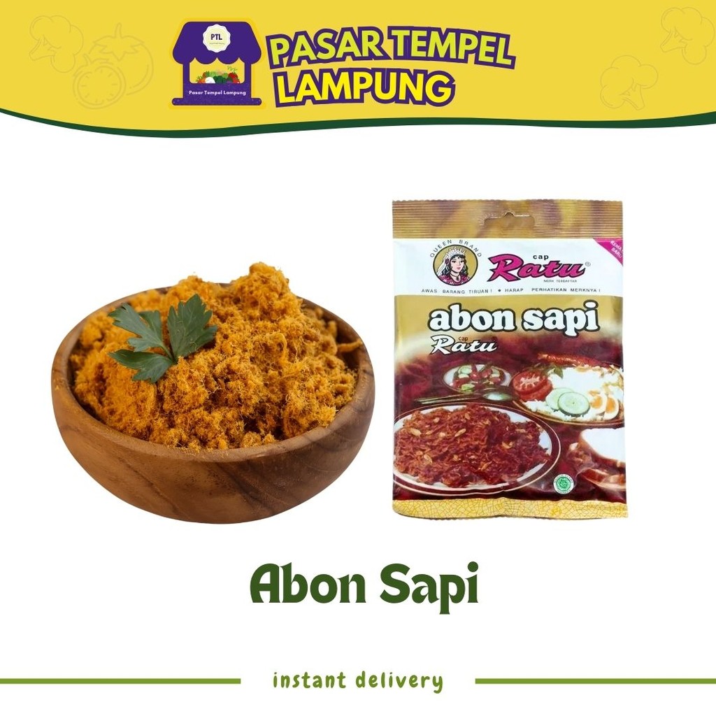 

Makanan Instan Abon Lauk Siap Saji Abon Sapi Abon Sapi Asli Original Makanan Siap Saji Lauk Instan Abon Cap Merk Ratu