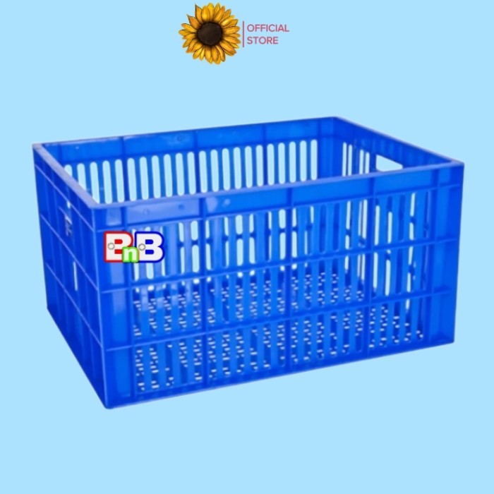 

Green Leaf 2231 L Container Industri Lubang Keranjang Krat Rak Plastik