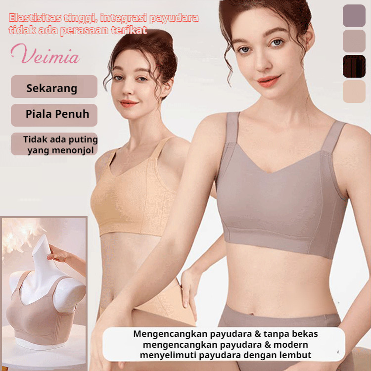 Women'S Large Antisagging Bra Thin Section Antisagging Underwear/Bra Tipis Untuk Wanita Berpayudara 
