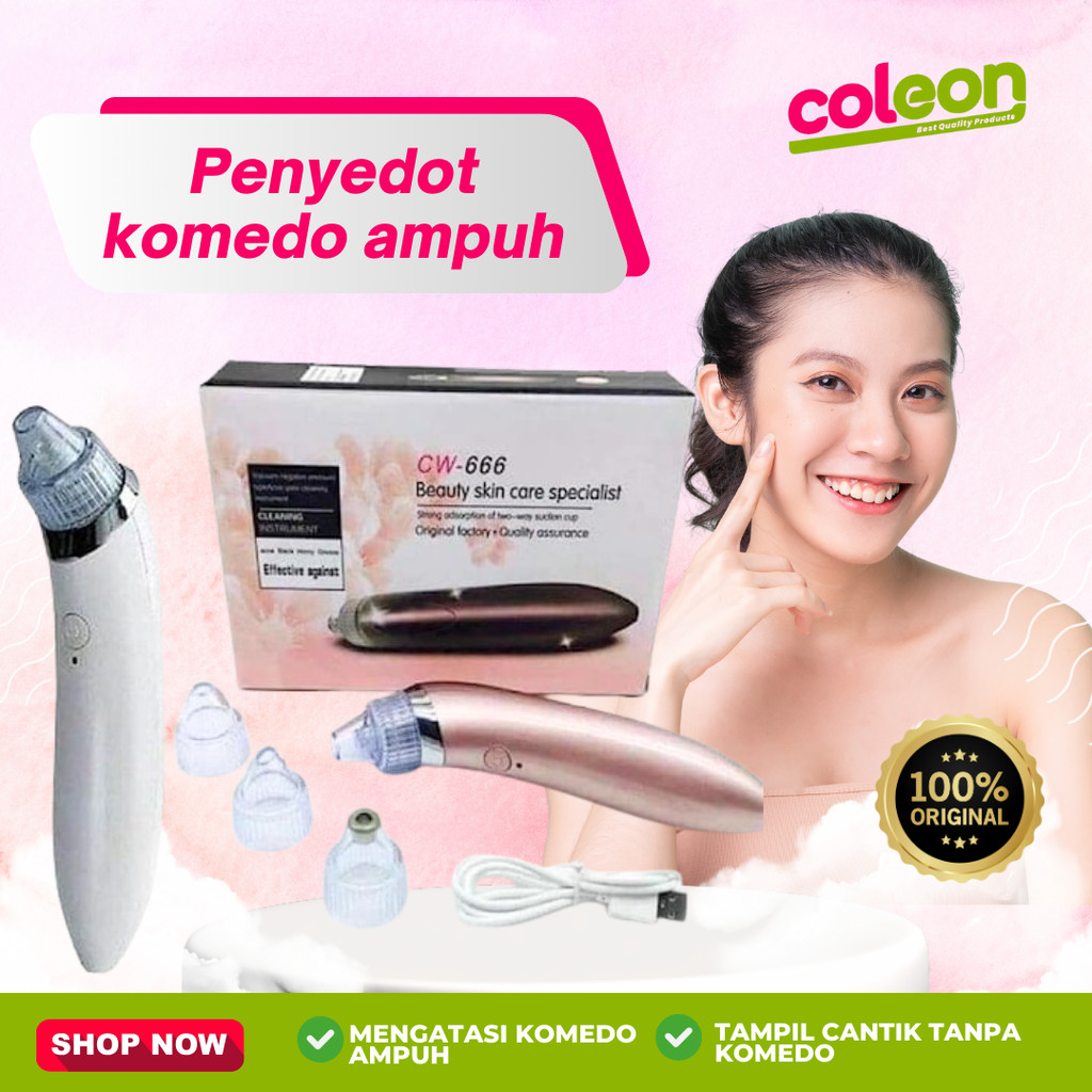 VACUM CW-666 VACUUM ALAT PENYEDOT KOMEDO ALAT PEMBERSIH WAJAH PENGHILANG KOMEDO VAKUM SEDOT KOMEDO D