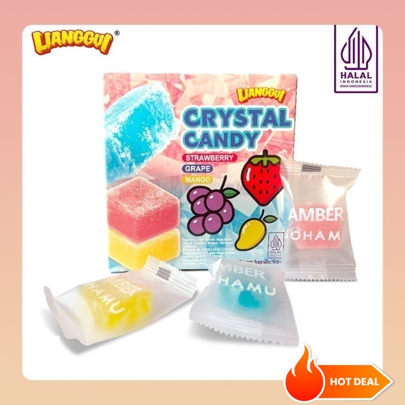 

[Harga promosi diskon]LIANGGUI CRYSTAL CANDY Lianggui Rasa Leci PERMEN LUNAK ANEKA RASA STROBERI, MANGGA Permen Buah Candy Corno Permen Rasa Buah Mangga Jeruk & trawberry Permen Lunak