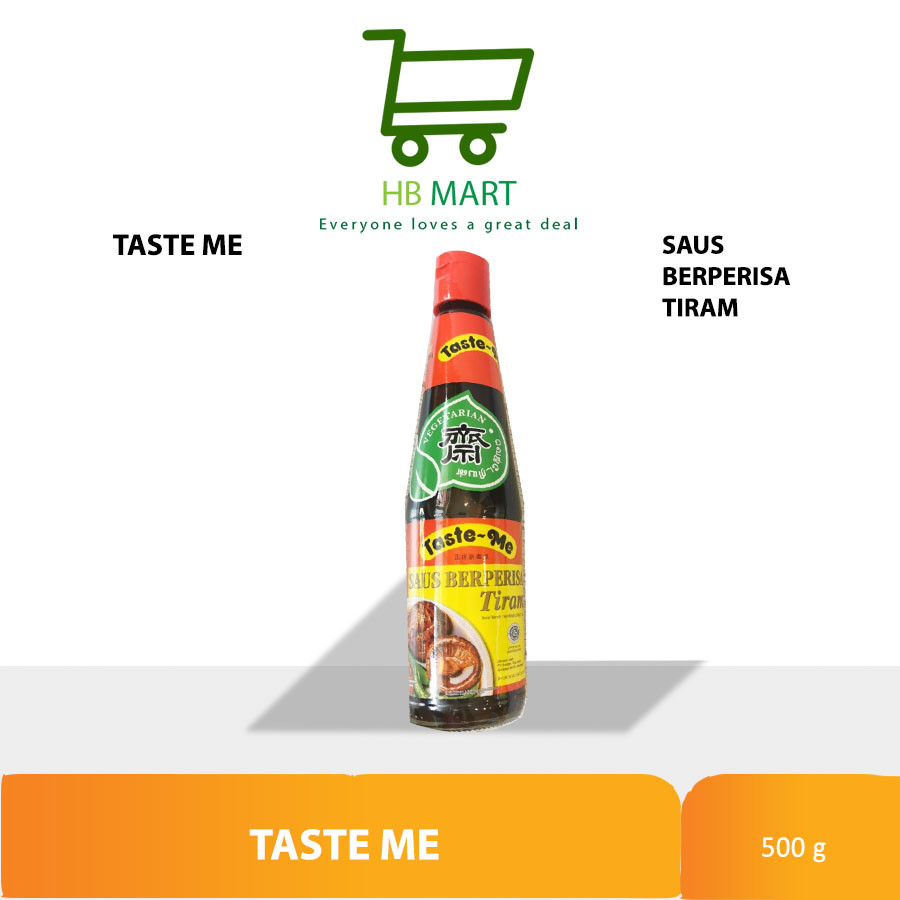 

Taste Me Saus Berperisa Tiram 500gr Vegan Vegetarian