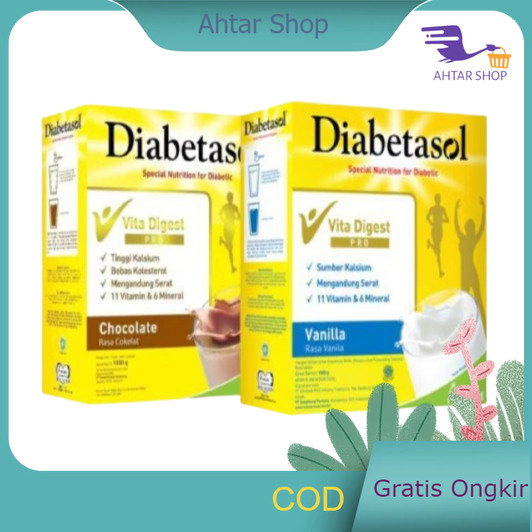 

Susu Diabetasol 1000 gram Rasa Vanilla Coklat Capucino 950gr 600gr 570gr Nutrisi Pengganti Makan Kontrol Gula Darah Promo