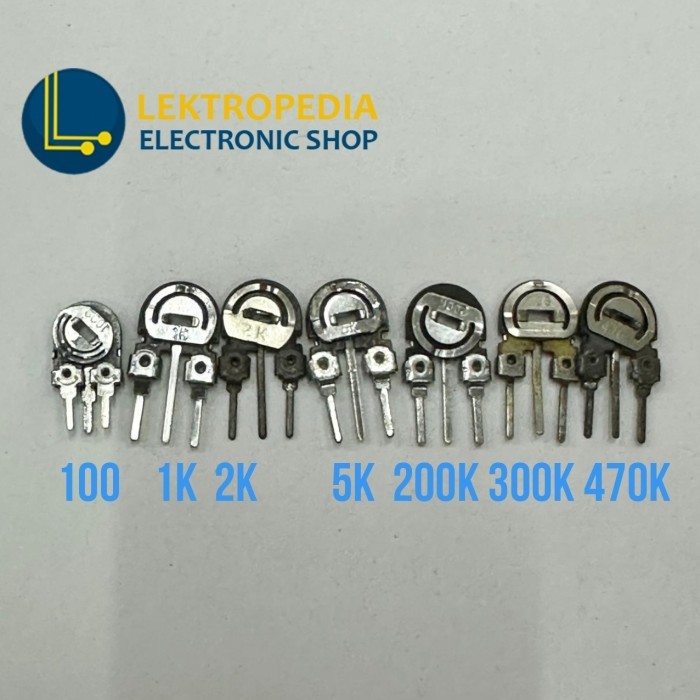 VR BESI 100 1k 2k 5k 200k 300k 470k Trimpot Trimmer Variable Resistor Potensio 100ohm