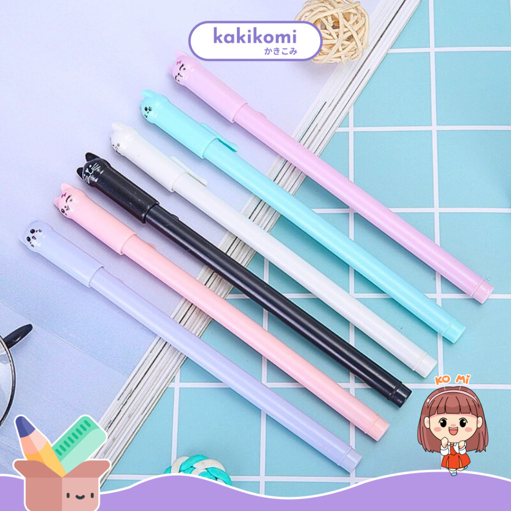 

Pena Karakter Meow Kucing Lucu Pulpen Karakter Gel Imut Pulpen Gel Pena Murah Import Gel Pen 0.5mm