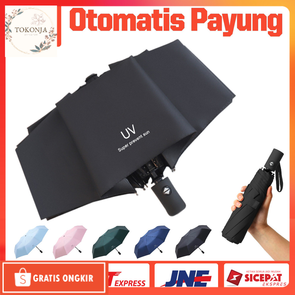 Payung Murah / Payung Lipat Otomatis Anti UV / Payung Jumbo Besar PREMIUM Quality