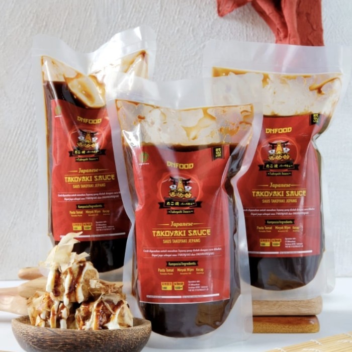 

Saus Takoyaki reguler kemasan ekonomis 1000 ml DNFOOD