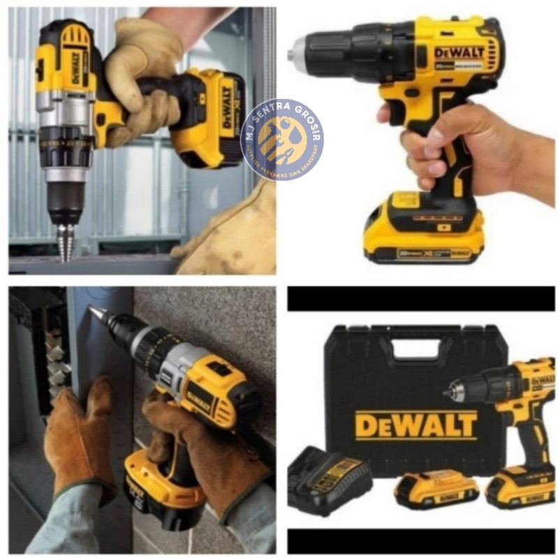 Mesin Bor 20V Dewalt DCD7771D2-B1 Brushless Drill/Driver Kit,2A ORIGINAL PRODUC