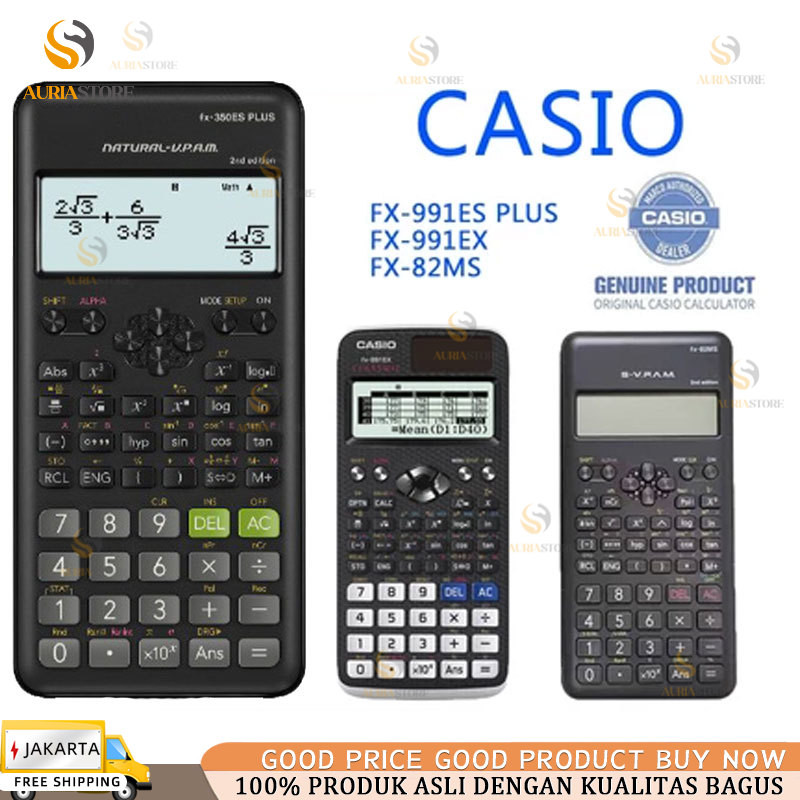 Kalkulator Scientific Casio ilmiah 991ES-Plus Kalkulator Casio Scientific Calculator Casio Scientifi