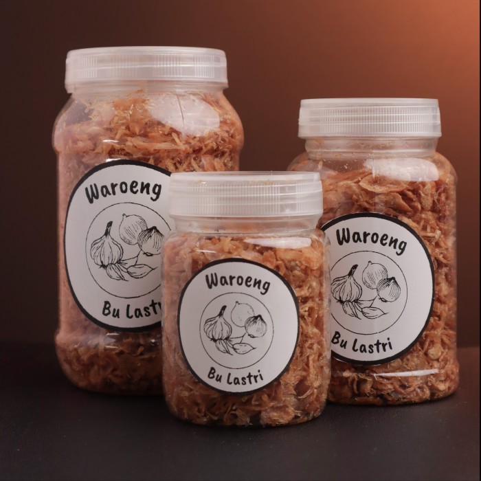 

Bawang Goreng Bu Lastri Murni 100 Bawang Merah Ukuran Toples 500ml
