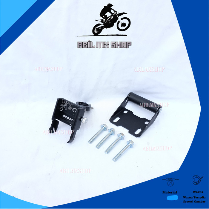 PAKET HOLDER GPS HP PCX LOKAL 150 160 PHONE HOLDER BG ALUMUNIUM STANG MOTOR BRAKET BRACKET BREKET HO