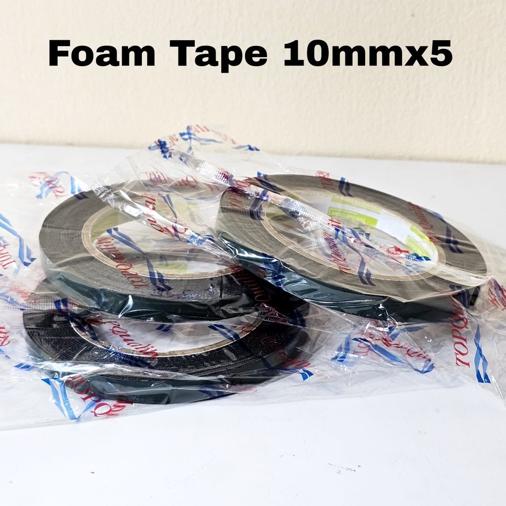 

GG Foam Tape 10mmx5/Mounting Tape/Sponge Tape/Double Foam Tape/Selotip Busa