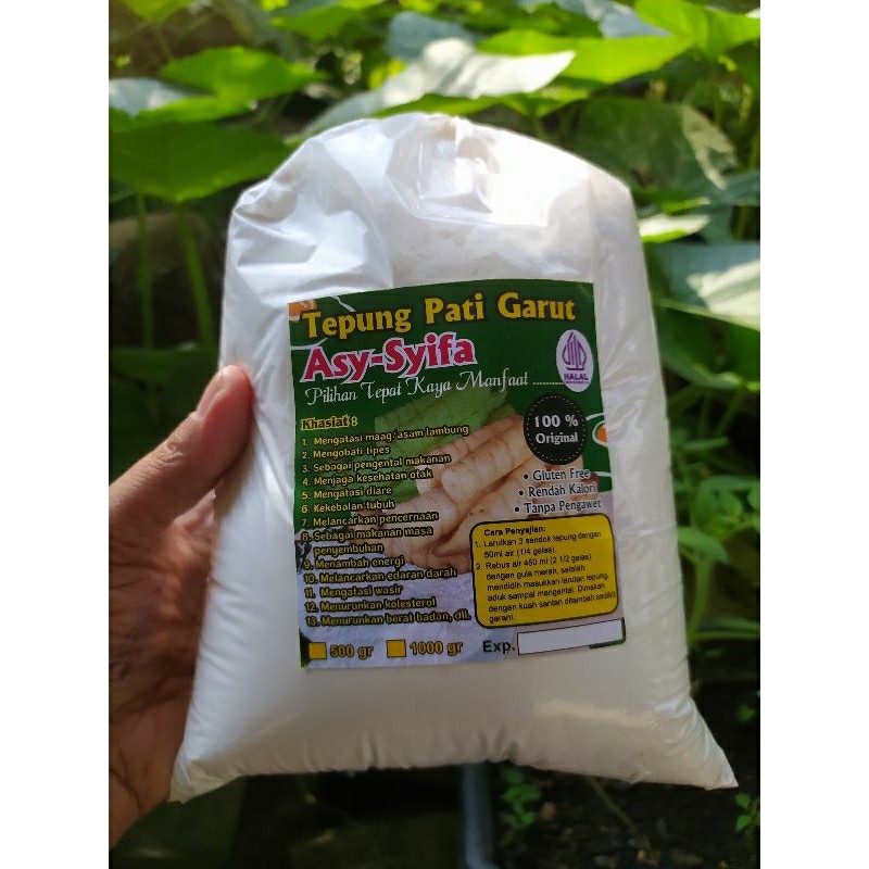 

Tepung Garut | Pati Garut Kemesan Premium 1KG | Pati Asam Lambung | Angkrik Irut