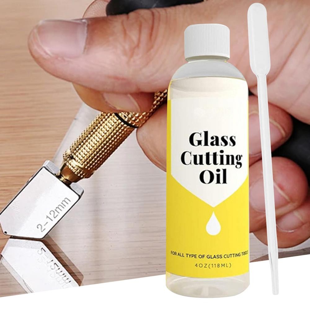 

Glass Cutting Fluid Cutter Oil For Glass Drill Bit Easy To Use Multipurpose 120ml Mirrors Cutting Tool Fluid For Stained Glass