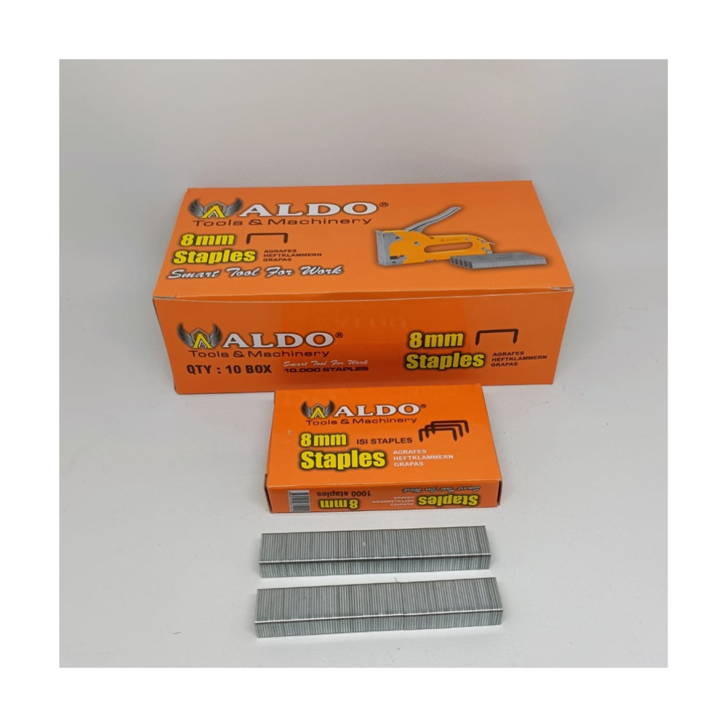 

Isi Klip Stapler ALDO 8MM Staples GUN TACKER