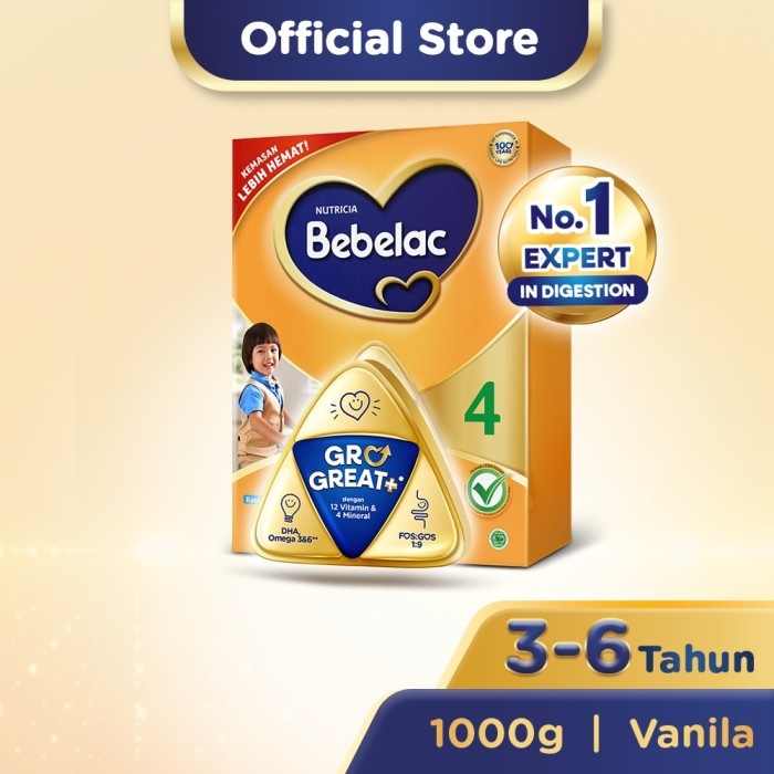 

Bebelac 4 Vanila Susu Bubuk 1000 GR