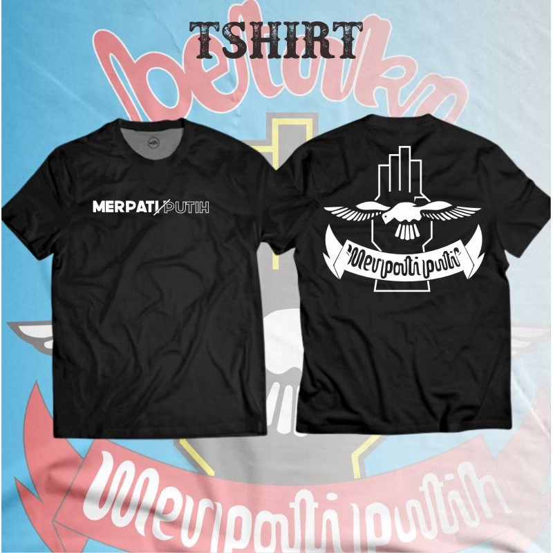 Kaos Lengan Pendek Merpati Putih Desain Simpel Sablon DTF Anti Luntur Redbill Official