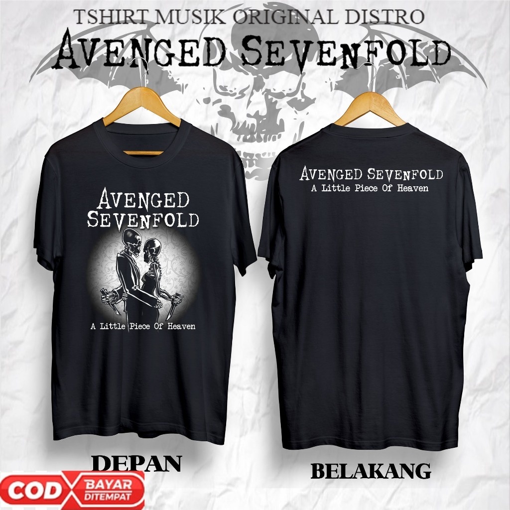 tshirt Distro Avenged Sevenfold A Little Piece Of Heaven | KAOS BAND AVENGED SEVENFOLD | Kaos avenge