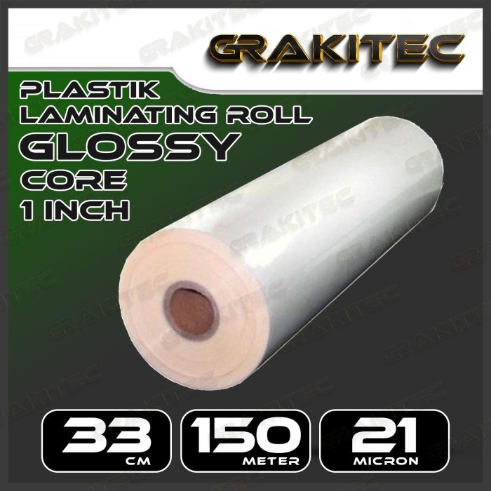 

Thosti PLASTIK LAMINATING ROLL 33CM X 150M X 21/30MIC DOFF / GLOSSY - DOFF/MATTE, 33cm 150m 21mic