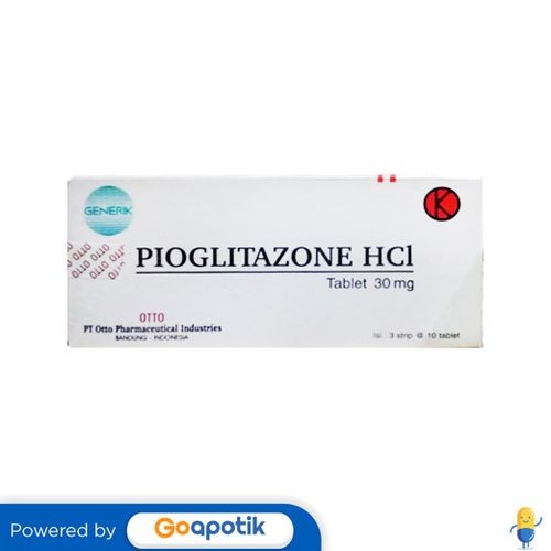 Pioglitazone Hcl Otto 30 Mg Box 30 Tablet