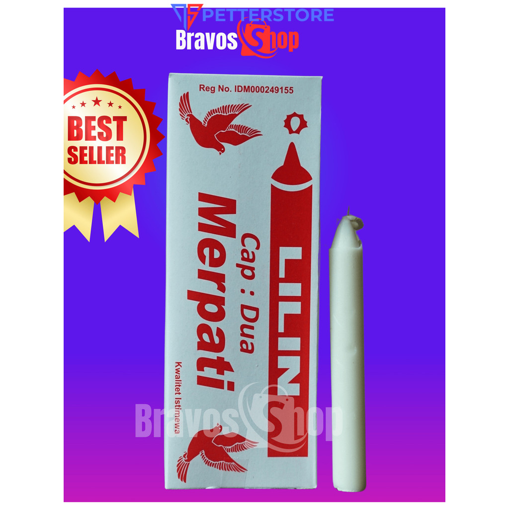 Lilin Jumbo Cap Duo Merpati Murah 1pack 8 batang