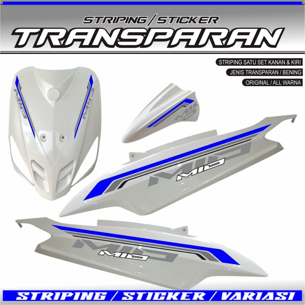 Sticker Bening Transparan Yamaha Mio Old Variasi Design Terbaru LIST