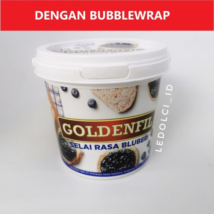 

[New] GOLDENFIL SELAI GOLDENFIL SPREAD 1 KG - GRAB GOJEK ONLY - Blueberry, DENGAN BUBBLE