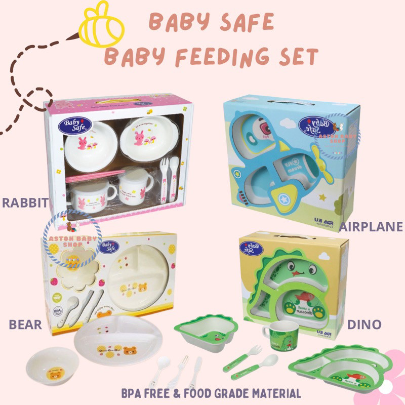 Baby Safe Feeding Set Set Alat Makan Bayi dan Anak FS603 FS606 FS607 FS608