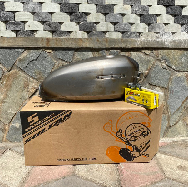 TANGKI SULTAN TENGKI CB 125 SULTAN PART FUEL TANK CB FULL PRES SULTAN PART SET EMBLEM TUTUP KRAN XTR