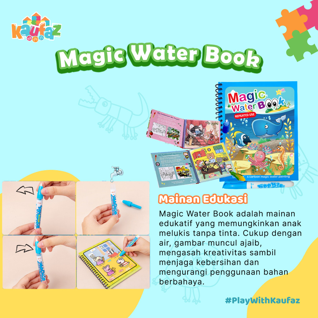 

KAUFAZ Magic Water Book