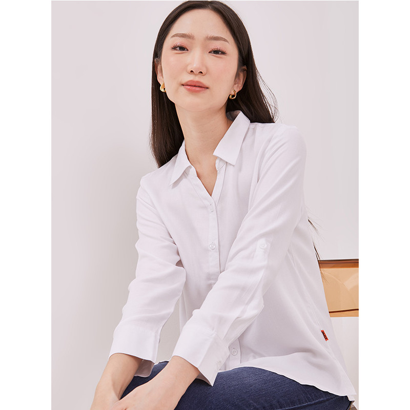 DUST Kemeja Sanai Putih Comfease (D.116417)