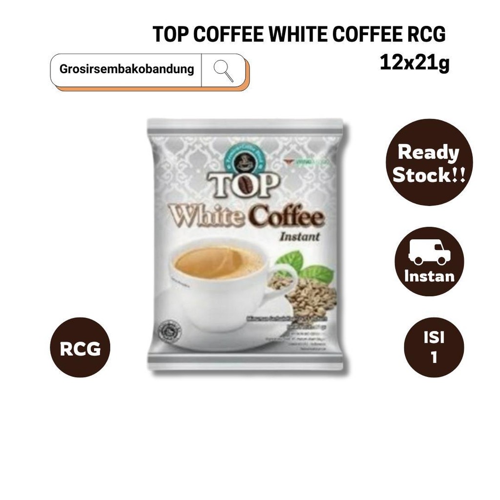 

TOP COFFEE WHITE COFFEE RCG 12x21g - 1 Rcg - Kota Bandung