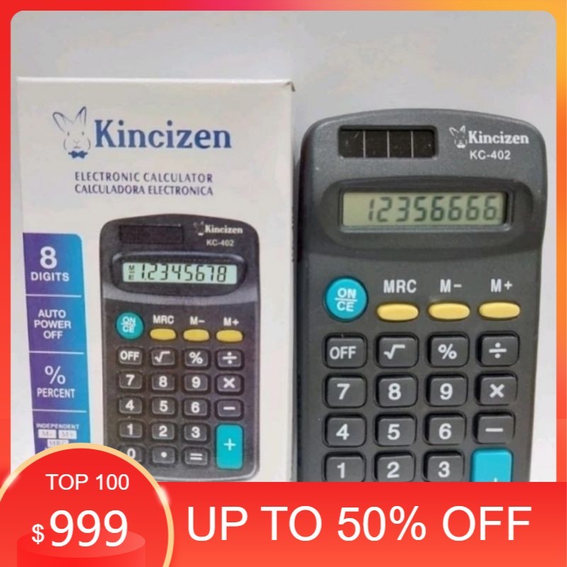 

COD Kalkulator Pocket Kantong KK402 - Calculator Saku Promo
