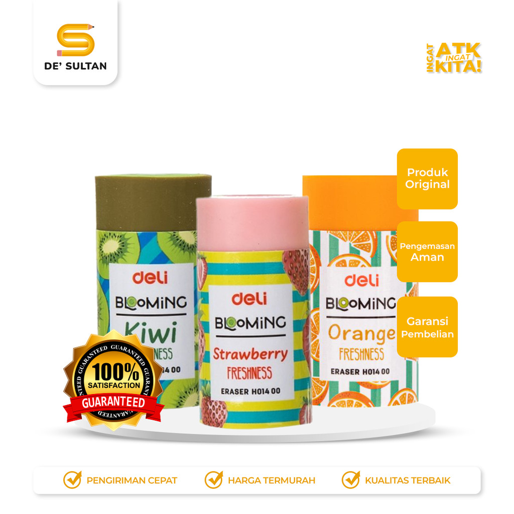 

DELI PENGHAPUS/ ERASER BLOOMING EH01400 (1PC)