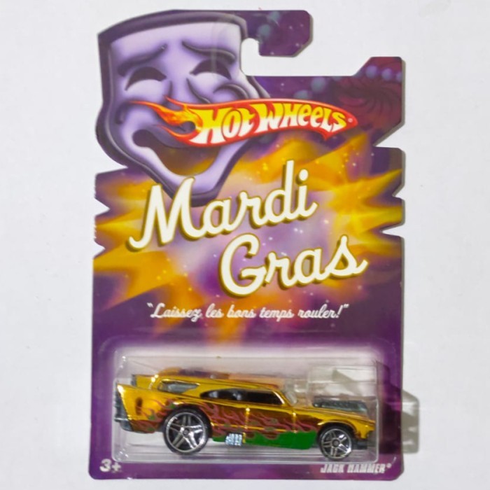 EL99 HW Hot Wheels Jack Hammer gold Mardi Gras 2008