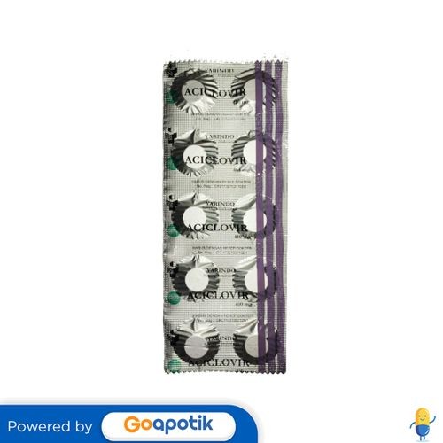 Aciclovir Yarindo 400 Mg Strip 10 Tablet