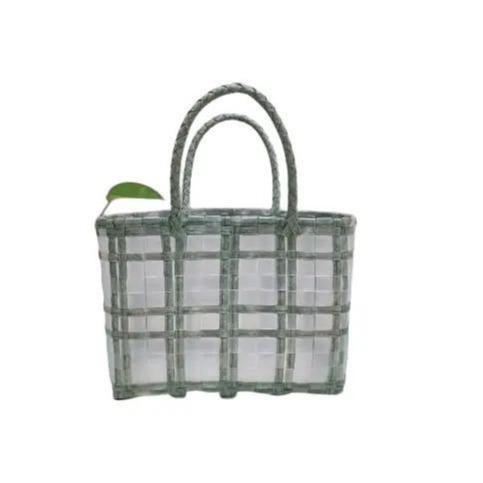 Tas Anyaman Wanita Kekinian - Totebag Plastik Perempuan Tote Plastik Kulit
