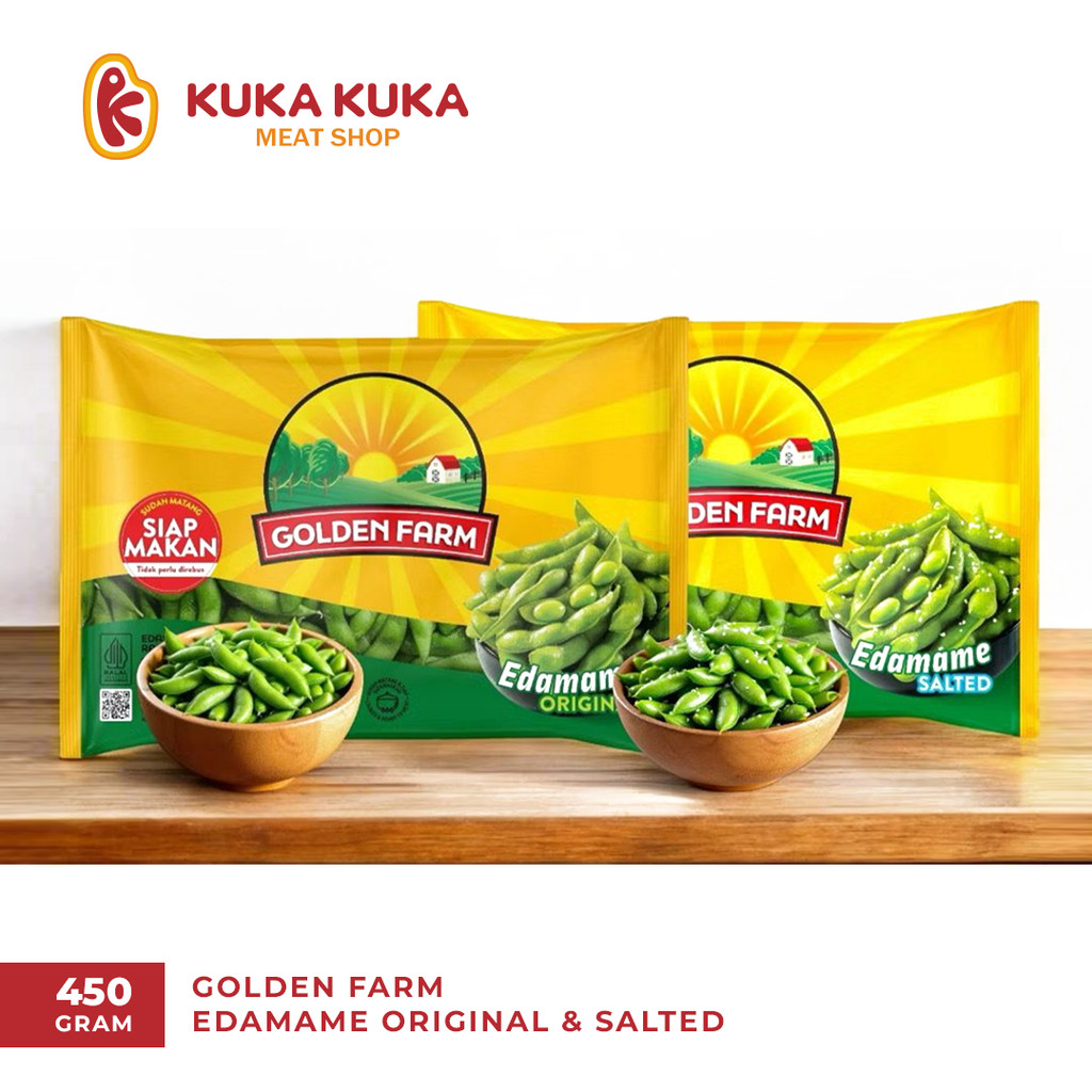 

Kuka - Edamame Kacang Kedelai Jepang Salted Frozen/Original Frozen