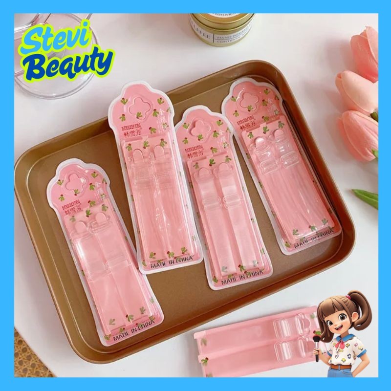 Tali BH Transparan Bening Tali Bra Lebar Tipis Strap Kait Elastis - STEVI Beauty