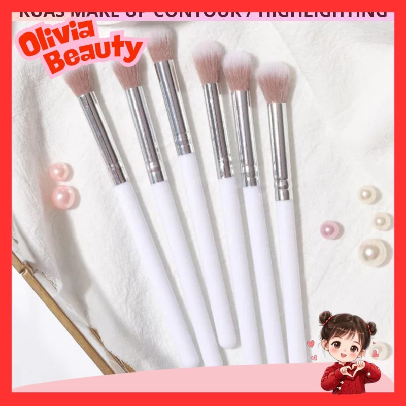 Kuas Highlighting Kontur hidung Brush contouring shadow Highlighting Brush contour hidung - OLIVIA B