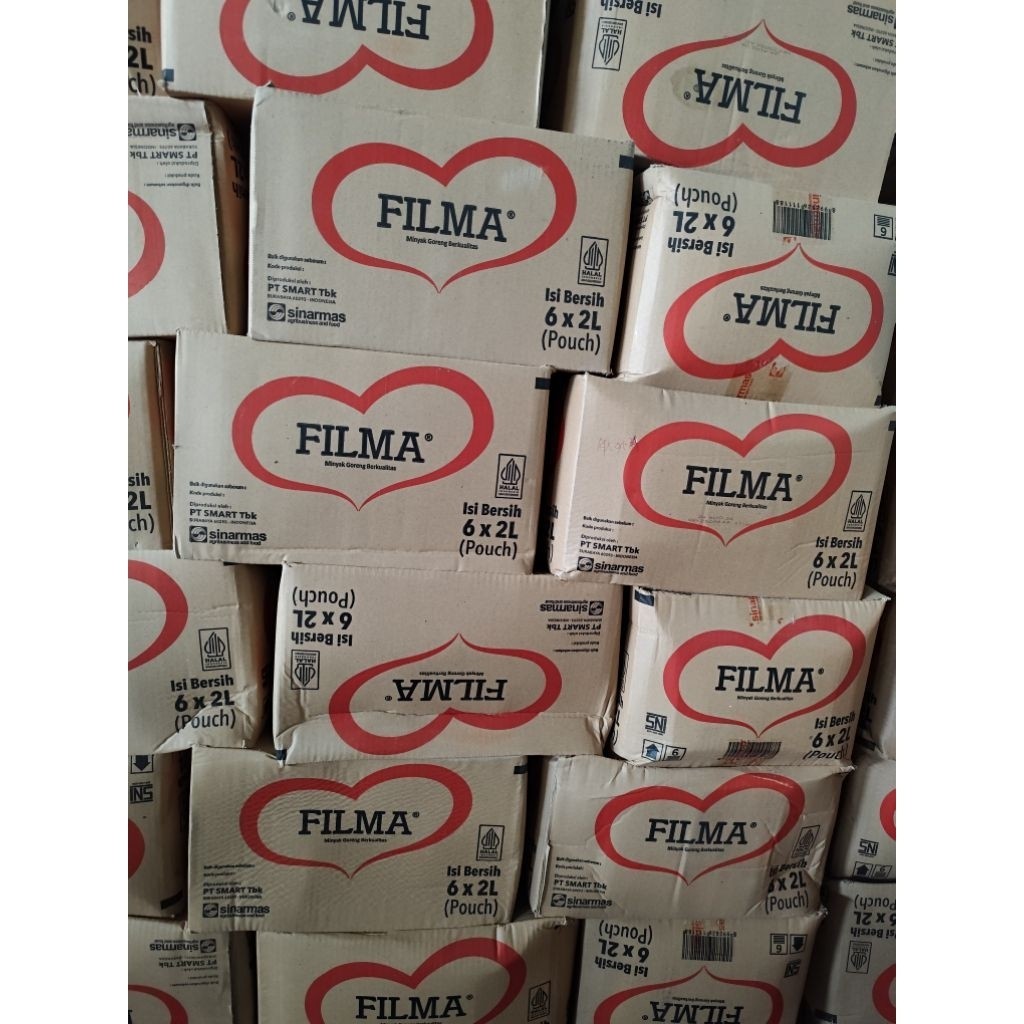 

Minyak goreng Filma 4 karton x 2L x 6 pcs