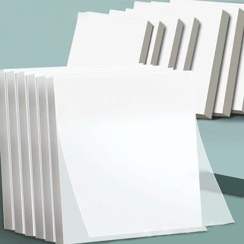 

50 Sheets Transparent Sticky Notes Scrapes Stickers Note Pads Posted it Paper Clear Notepad School Stationery Office Supplies