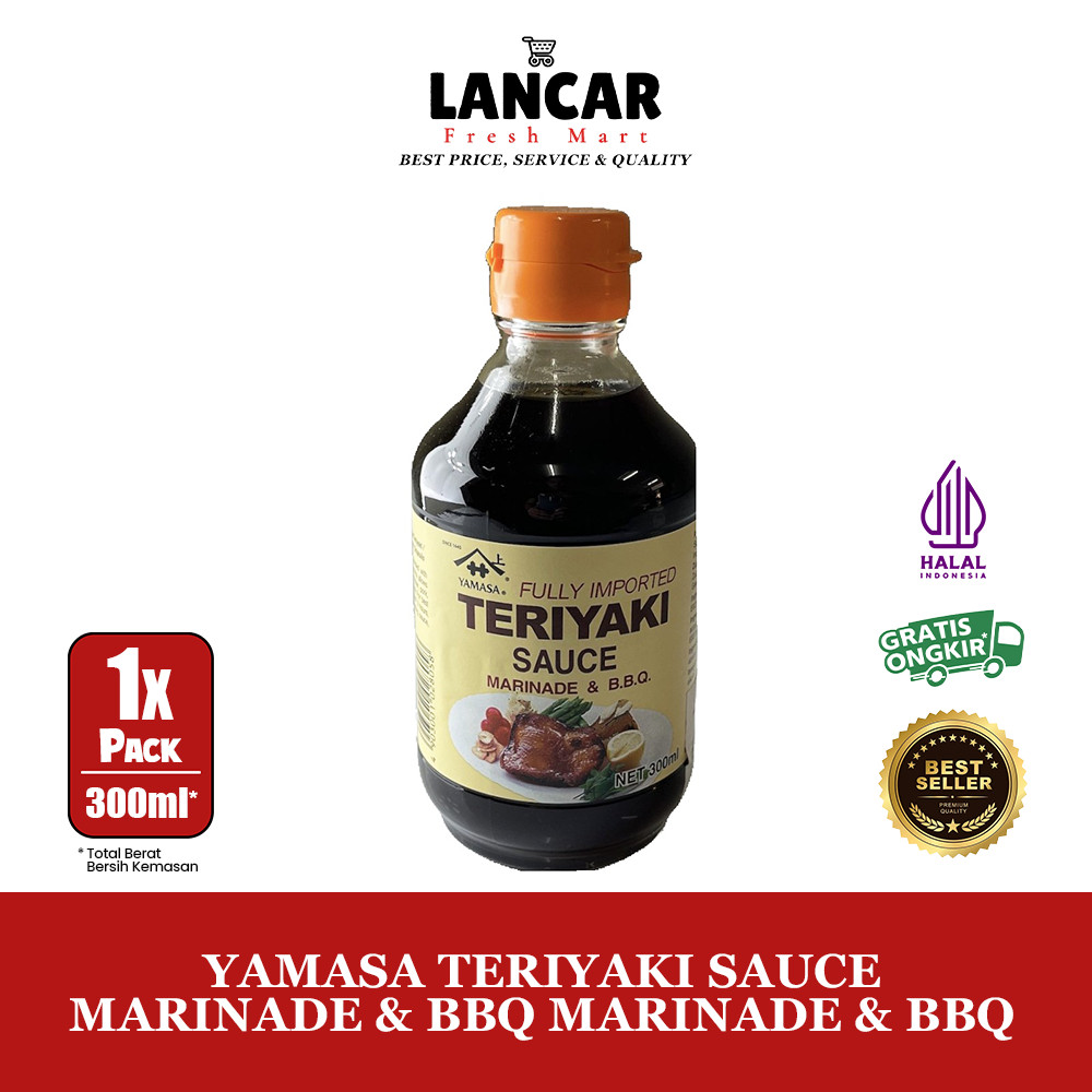 

YAMASA TERIYAKI SAUCE MARINADE & BBQ MARINADE & BBQ 300ML