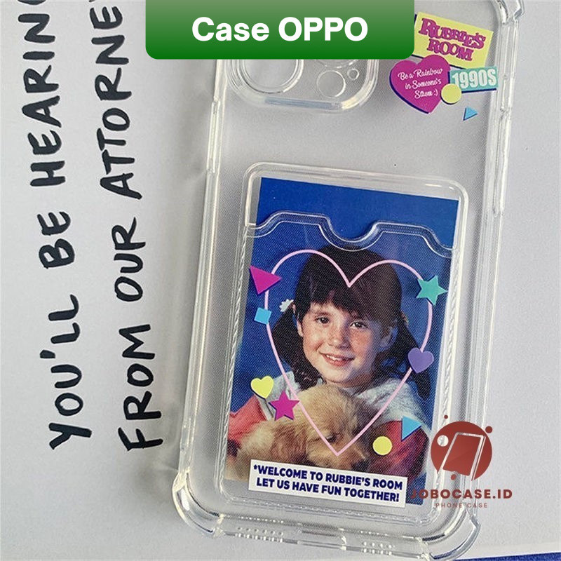 Case OPPO A5 Reno 13 13F Realme C75 Note 60 Rubbies Room card case holder OPPO A5 Reno 13 13F Realme