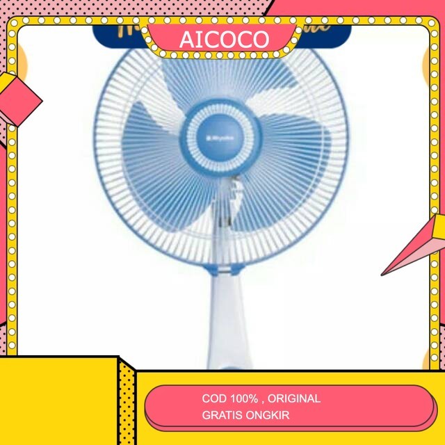 AICOCO HOUSEWARE - Miyako Kipas Angin 12 inch KAD 1227B / Miyako Kipas Meja 12 inch / Kipas Angin Me
