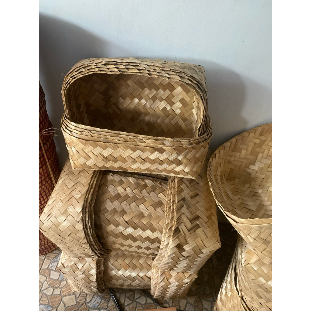 Besek Bambu 40x25x15 Besek Jumbo Besek Persegi Panjang Besek Merpati