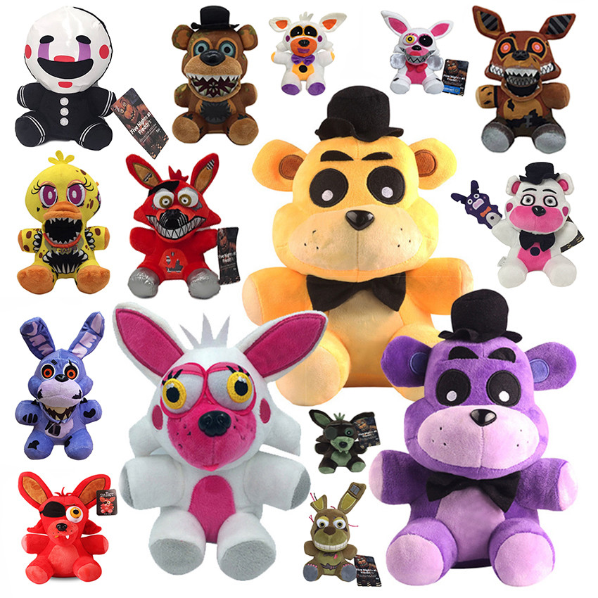 18 CM FNAF Freddy's Plush Toy Stuffed & Plush Animals Bear Rabbit Game Fnaf Birthday  ristmas Toys F