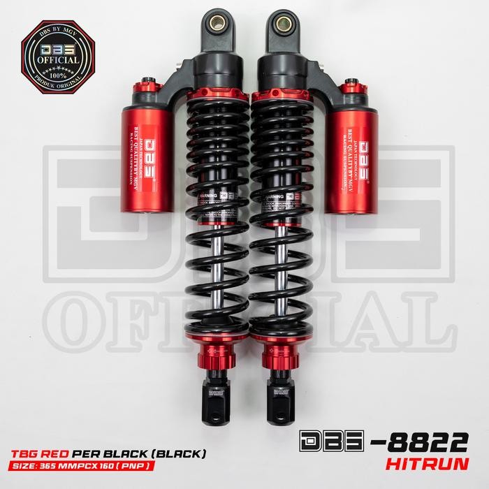 DBS 8822 HITRON SERIES HONDA PCX 160 PCX 150 ADV 150 365MM - Red/Black-B, UK 365MM