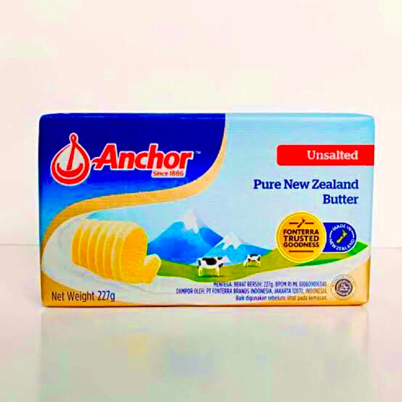 

butter Anchor unsalted 200grm
