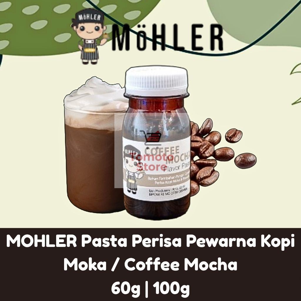 

✨ TOMOTOSTORE ✨ MOHLER Pasta Perisa Pewarna Kopi Moka / Coffee Mocha